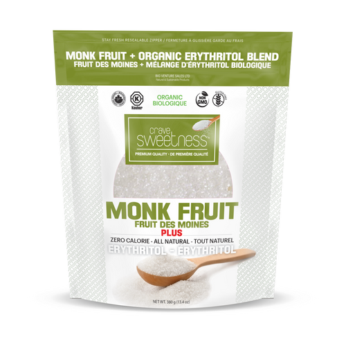 100% Organic Monk Fruit & Erythritol