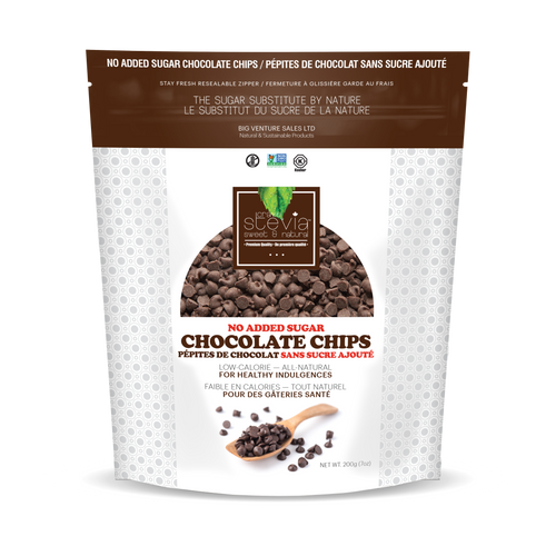 Stevia Sweetened Chocolate Chips