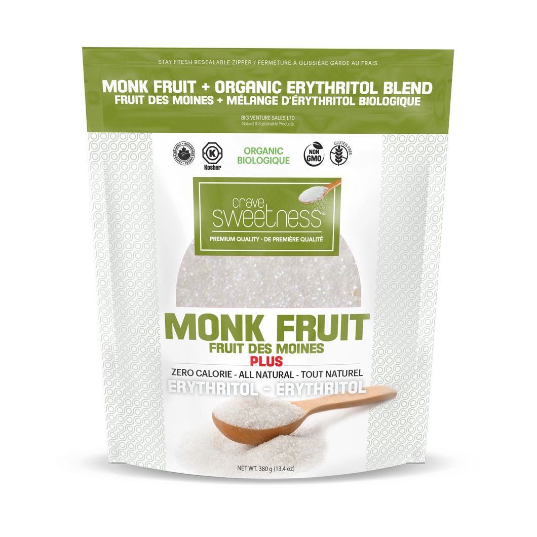 100% Organic Monk Fruit & Erythritol
